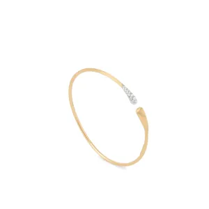 18K Gold Lucia Diamond Kissing Cuff