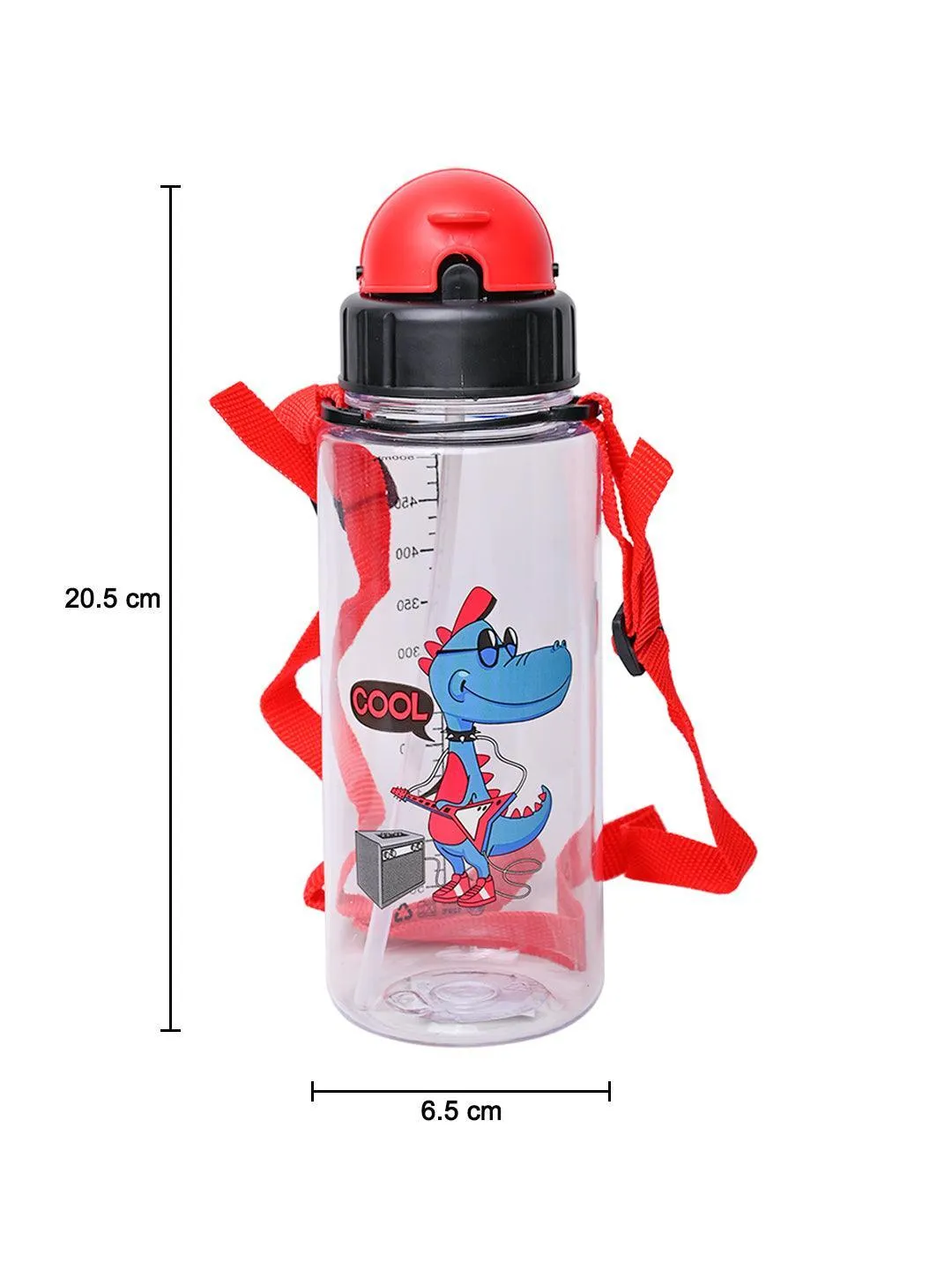 500mL Sipper Bottle For Kids - Red