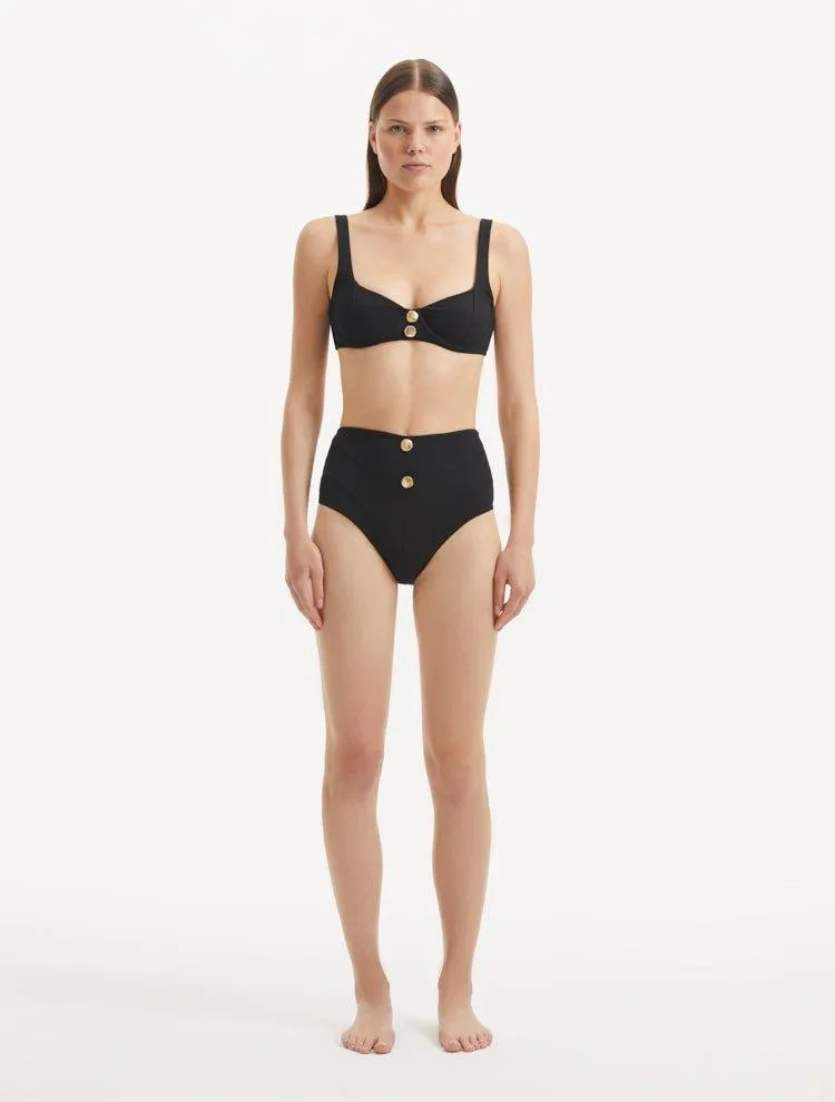 Adva Black Bikini Top