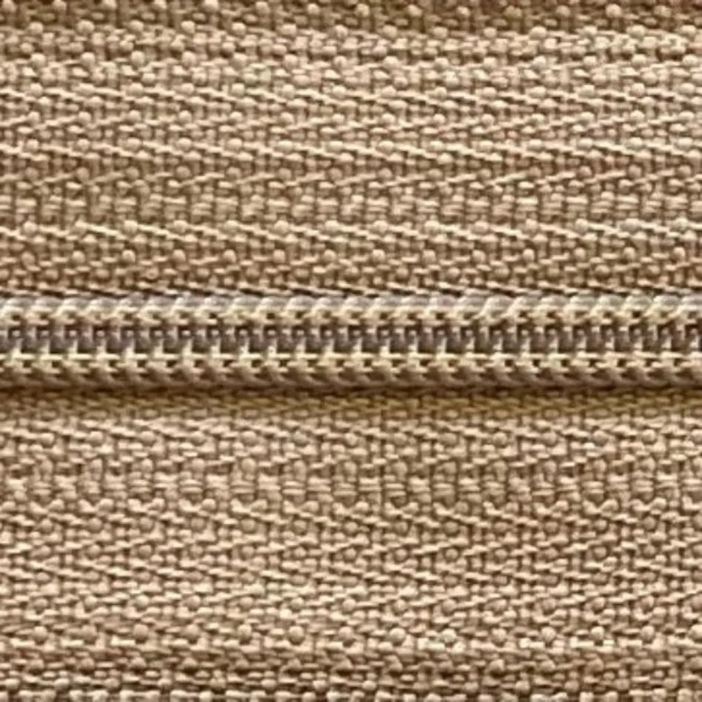 camel | nylon | zipper swatch