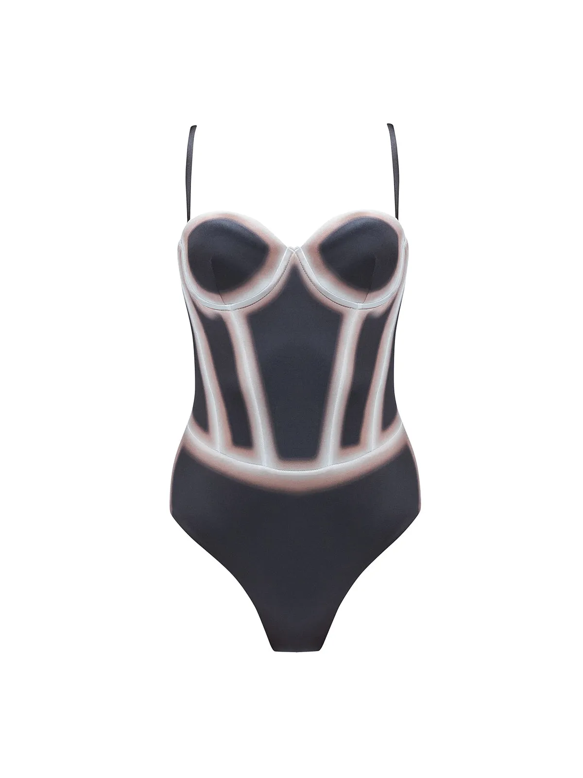 Camilla Black Optical Swimsuit