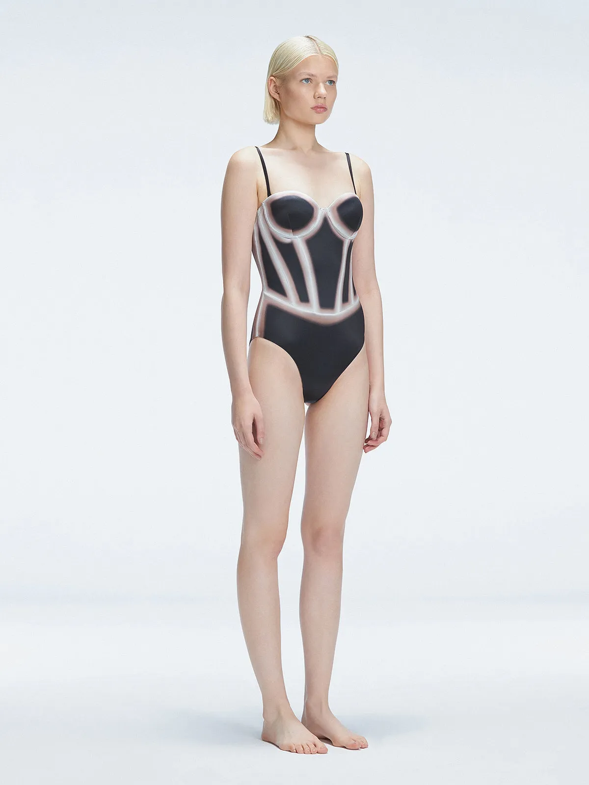 Camilla Black Optical Swimsuit