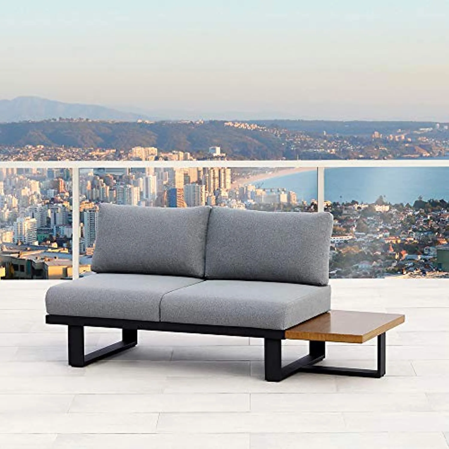 CHIC Decors Platform II Sectional Set, Black