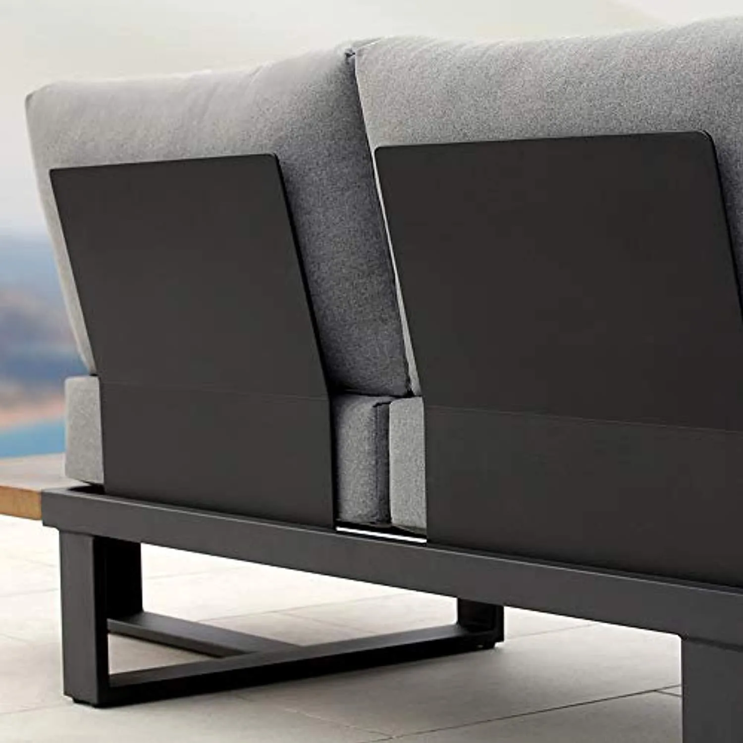 CHIC Decors Platform II Sectional Set, Black