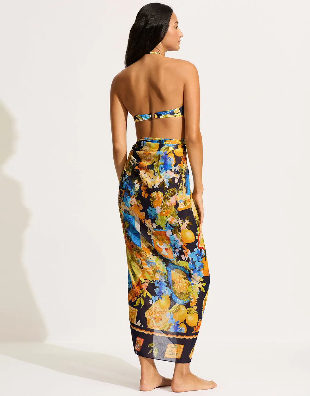 Ciao Bella Sarong - True Navy
