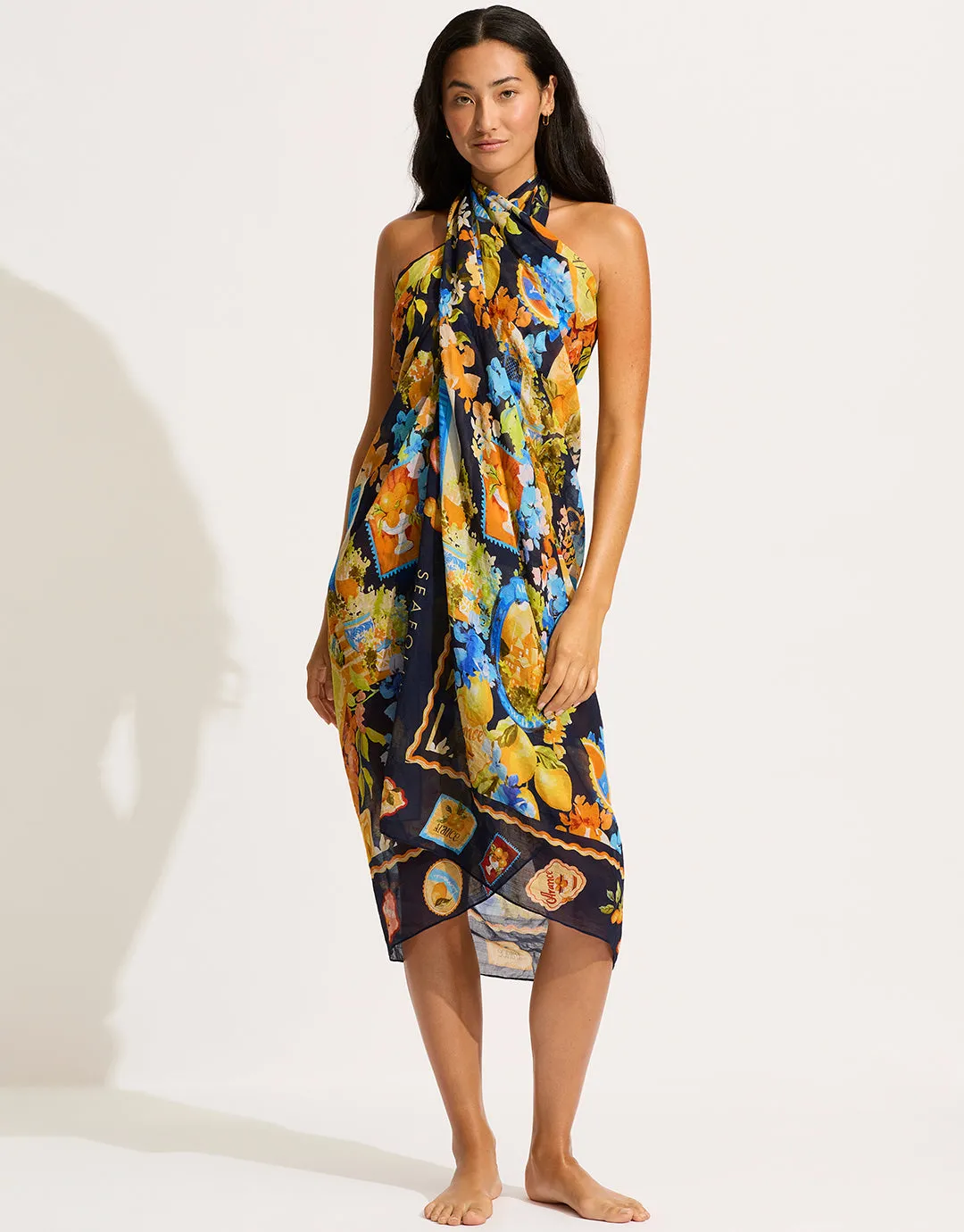 Ciao Bella Sarong - True Navy