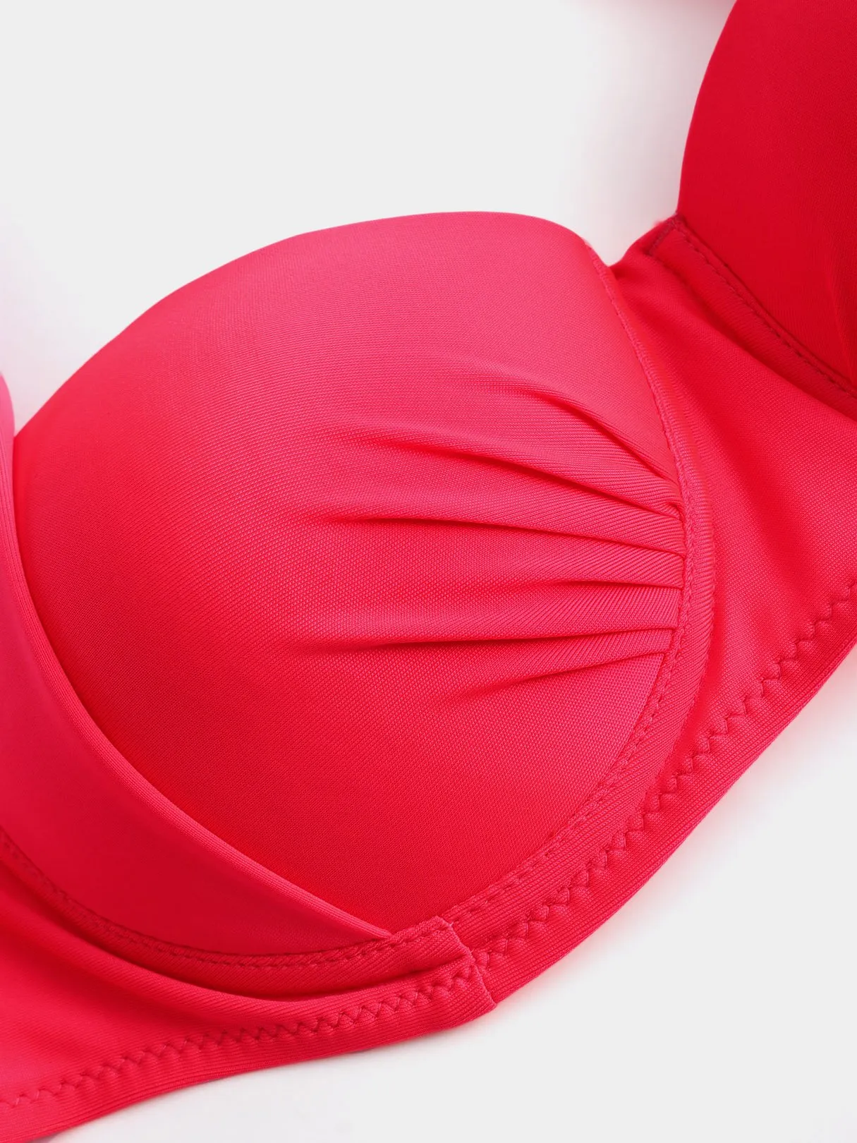 Custom Halter Backless Self-Tie Sleeveless Bikini Set