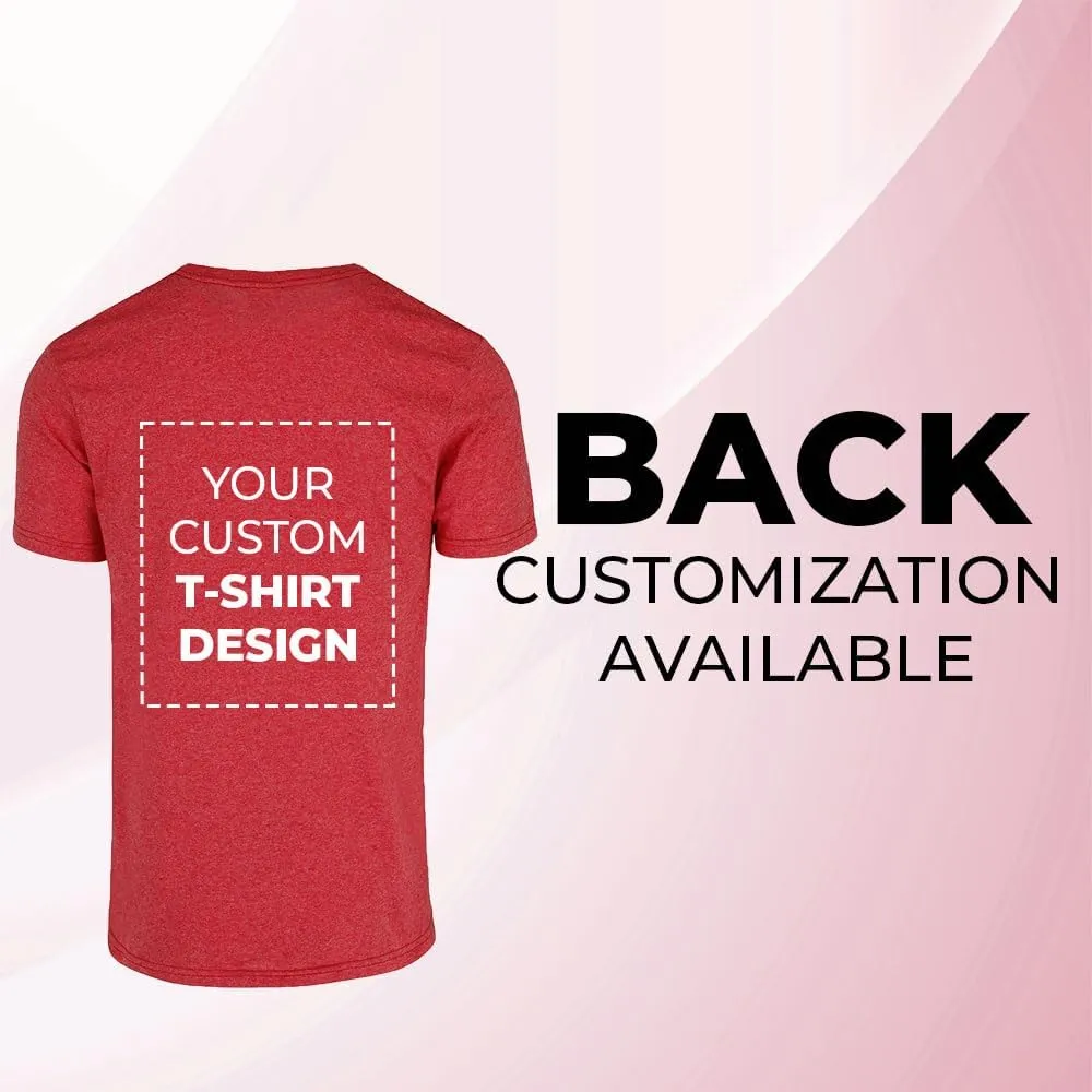 Custom Photo Adult T-Shirt Unisex Short Sleeve Crewneck Polycotton Personalized Customized Gift Shirt with Photo Image Text