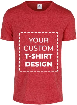 Custom Photo Adult T-Shirt Unisex Short Sleeve Crewneck Polycotton Personalized Customized Gift Shirt with Photo Image Text