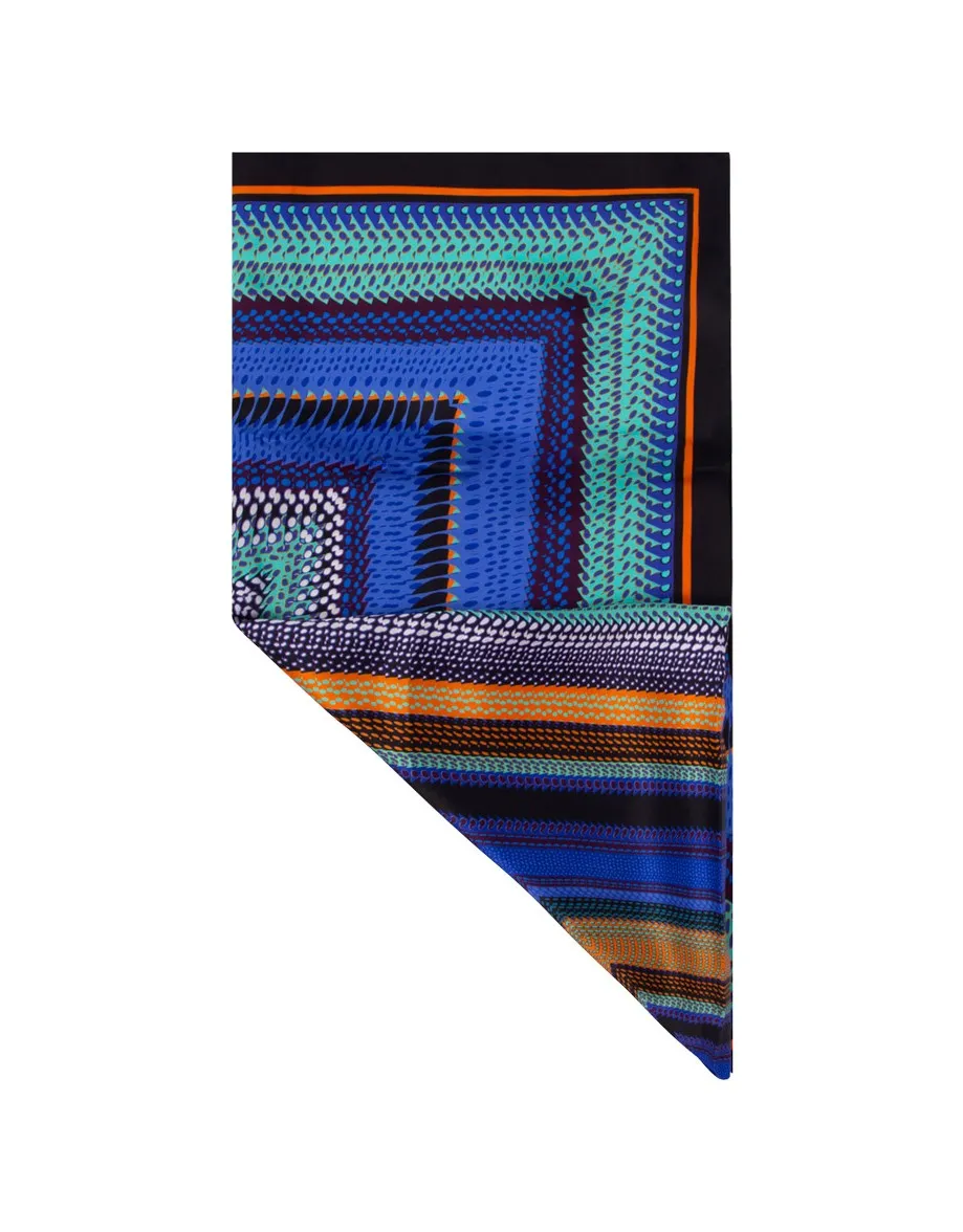 D'Or et de Chaines Long Pareo Aqua
