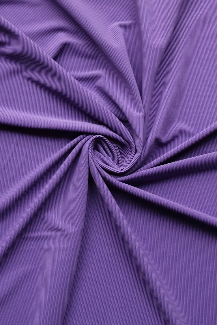 Drama Queen Ribbed Polyester Spandex Tricot