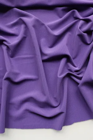 Drama Queen Ribbed Polyester Spandex Tricot