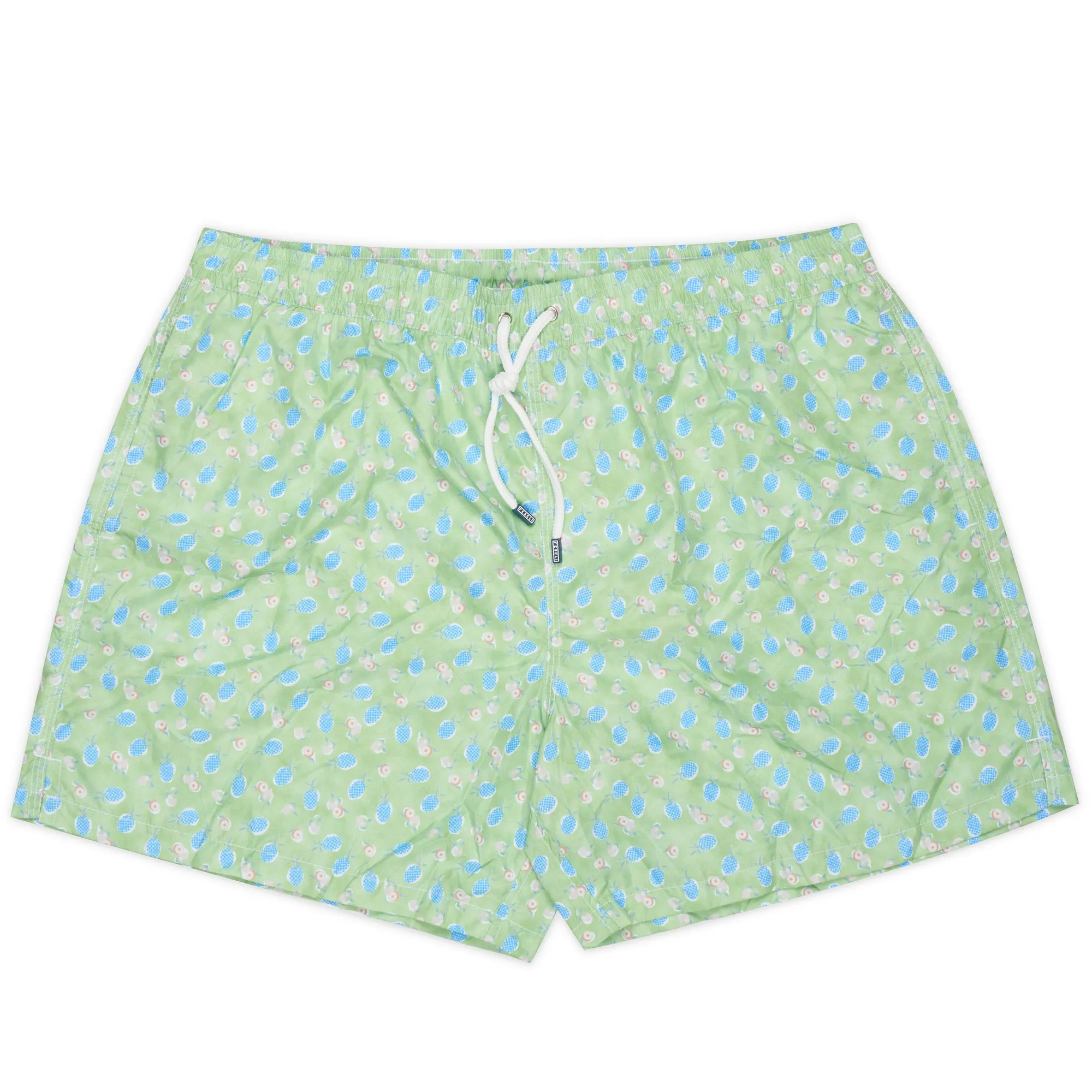FEDELI Green Fruit Print Madeira Airstop Swim Shorts Trunks NEW Size 3XL