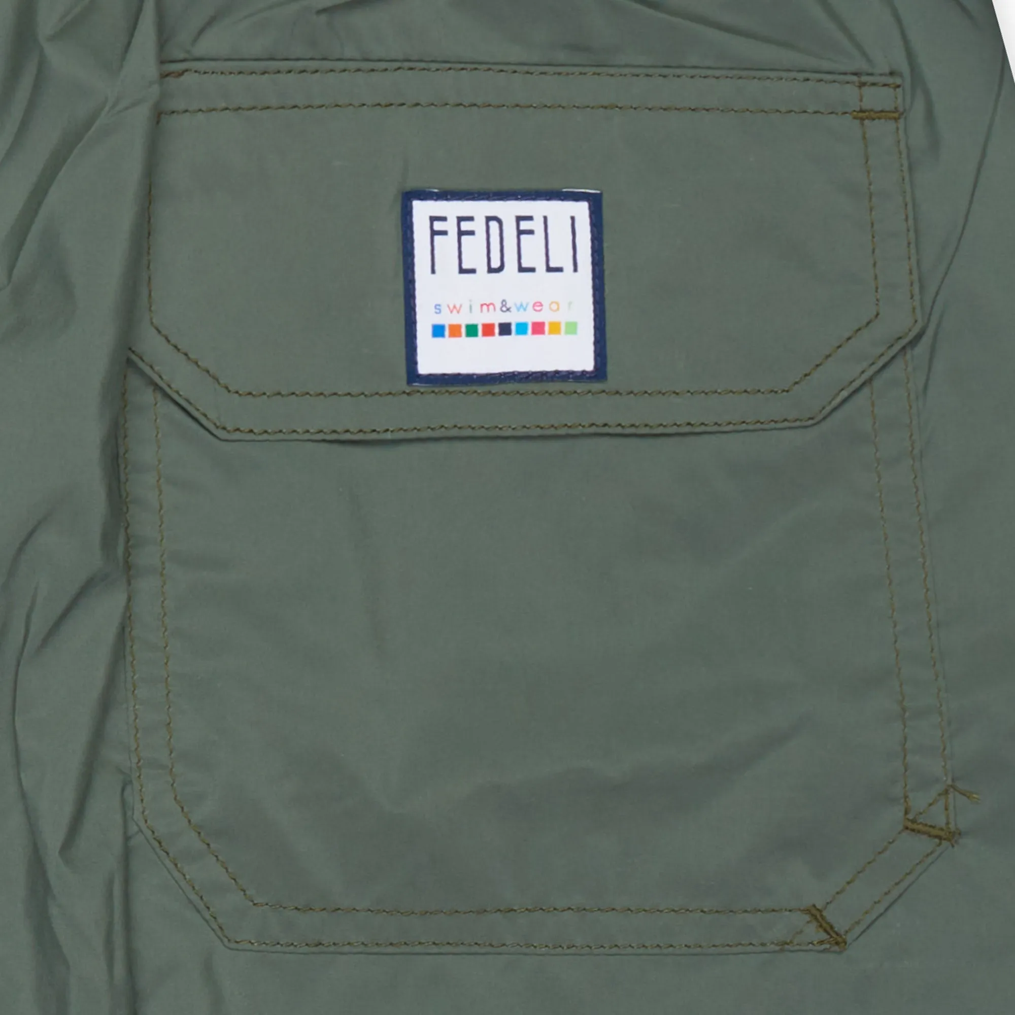 FEDELI Green Positano Airstop Swim Shorts Trunks NEW Size 3XL
