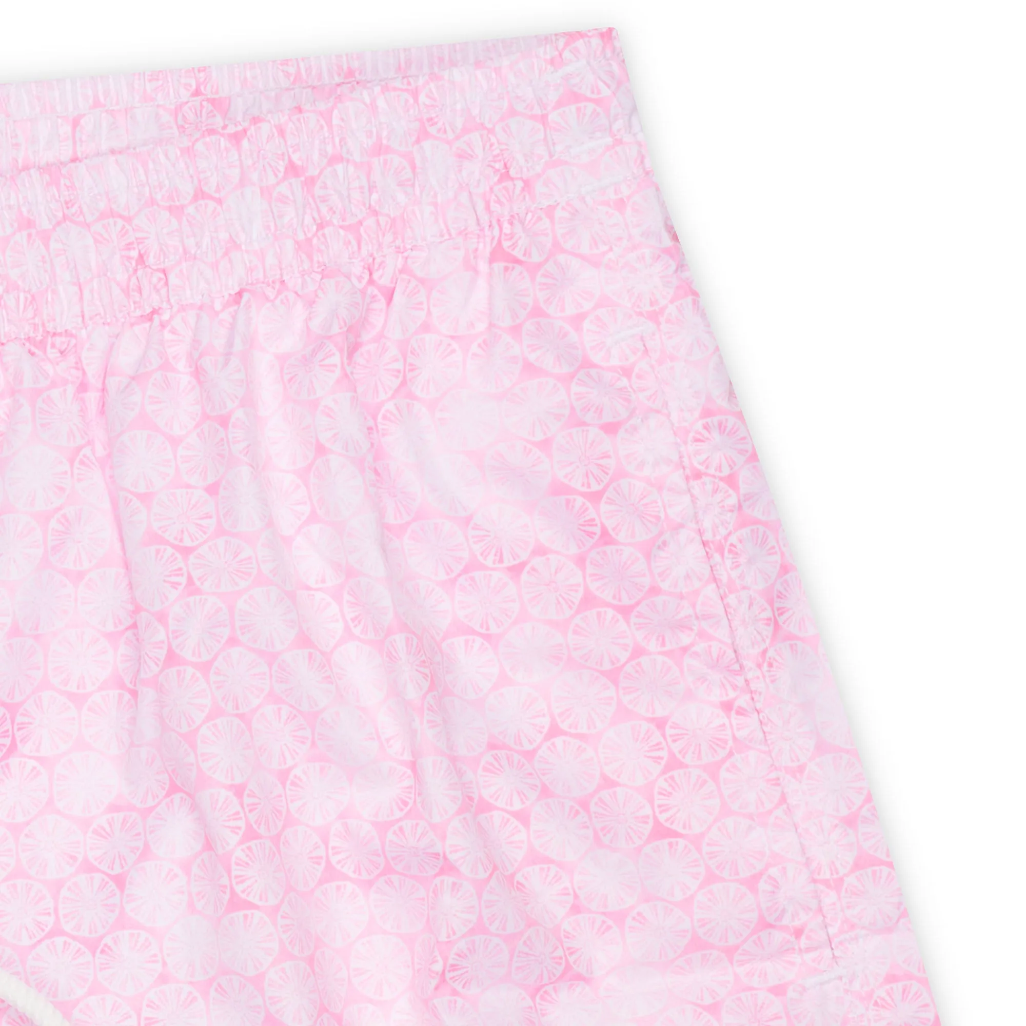 FEDELI Light Pink Circle Print Positano Airstop Swim Shorts Trunks NEW S