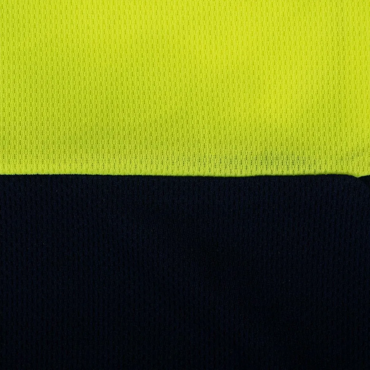 First Class Men's High Visibility Regular Fit Security and Plain Polo Shirt with Reflective Stripes Yellow/Lime ANSI