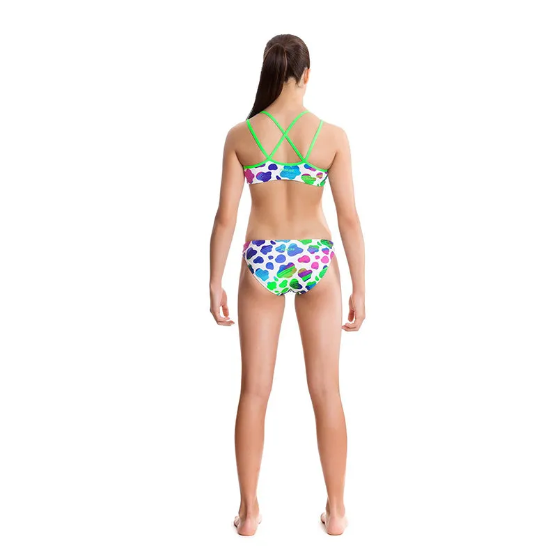 Funkita - Blue Moo - Girls Criss Cross Two Piece