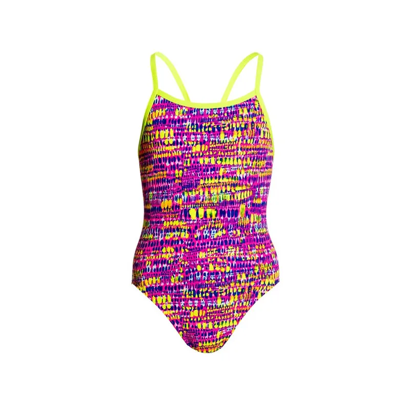Funkita - Dotty Dash - Girls Single Strap One Piece