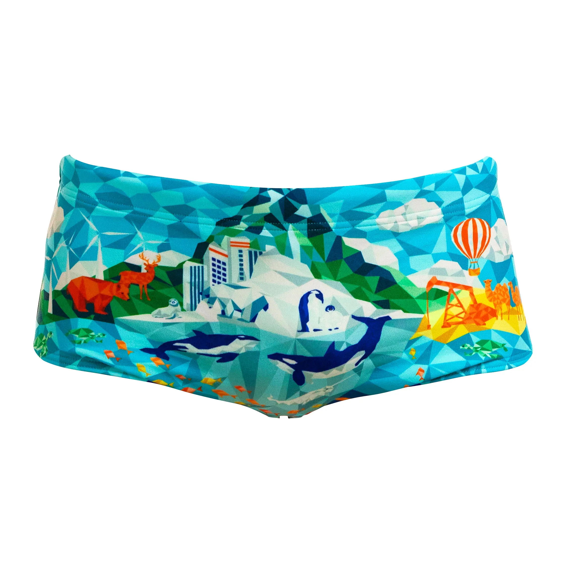 Funky Trunks Boy's Wildermess Sidewinder Trunks
