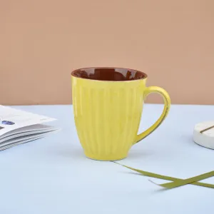 Halta Ceramic Mug (Yellow) - 300 ML