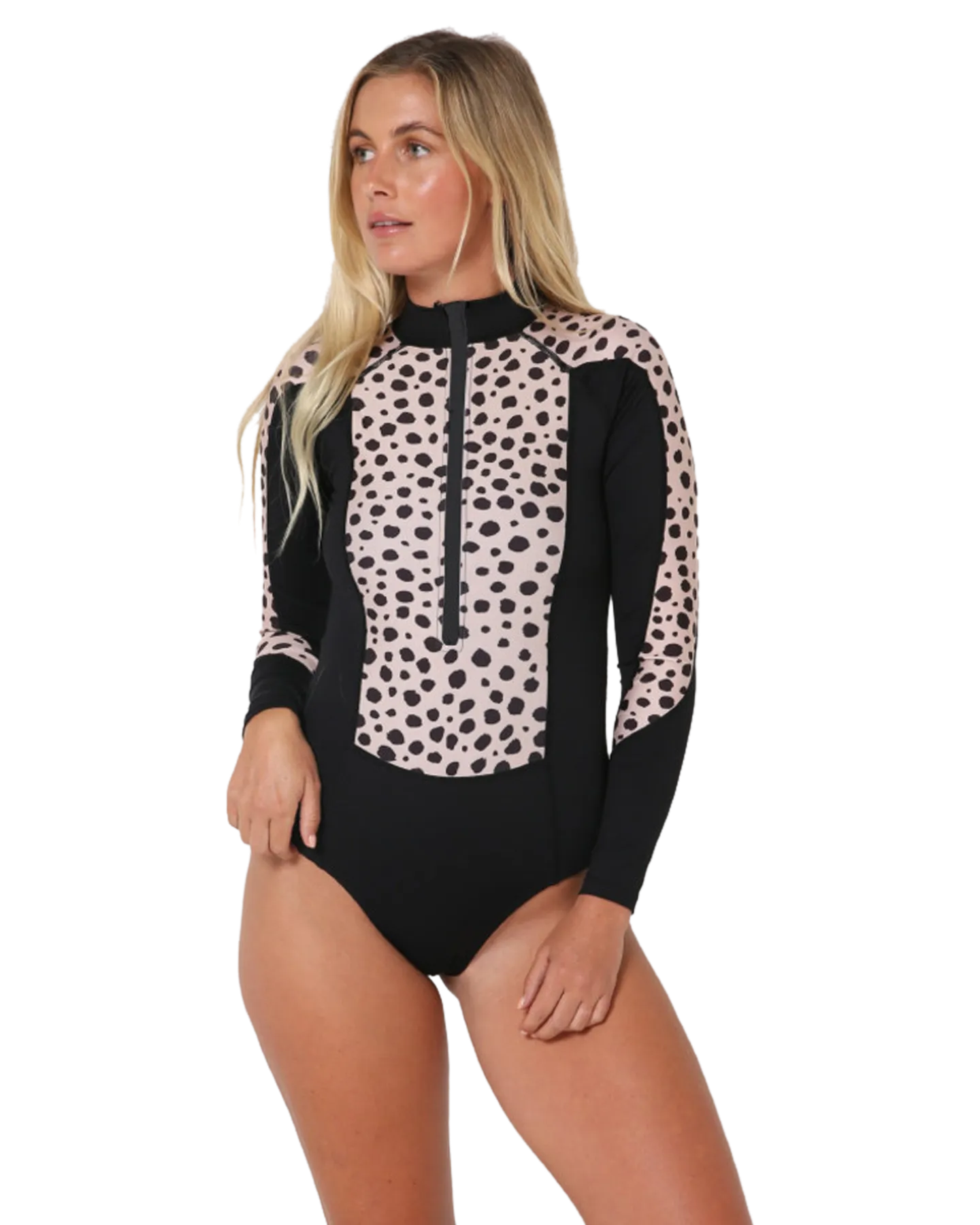 Jetpilot Sina Lycra Ladies Swimsuit - Leopard - 2024