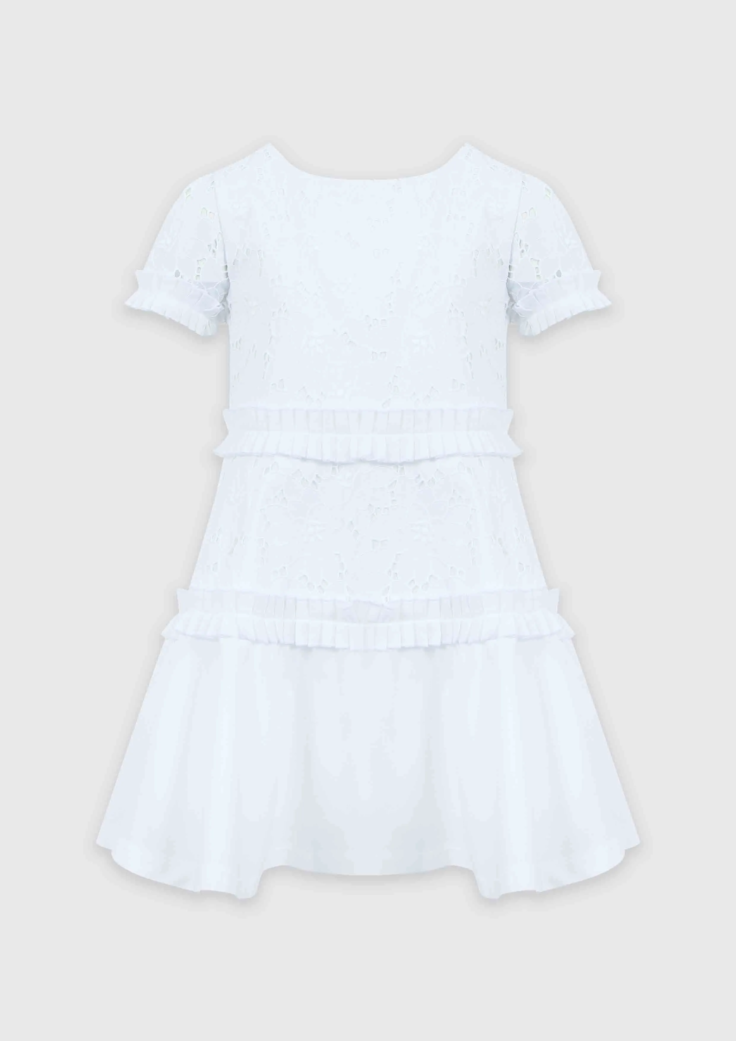 Lapin House White Eyelet Dress