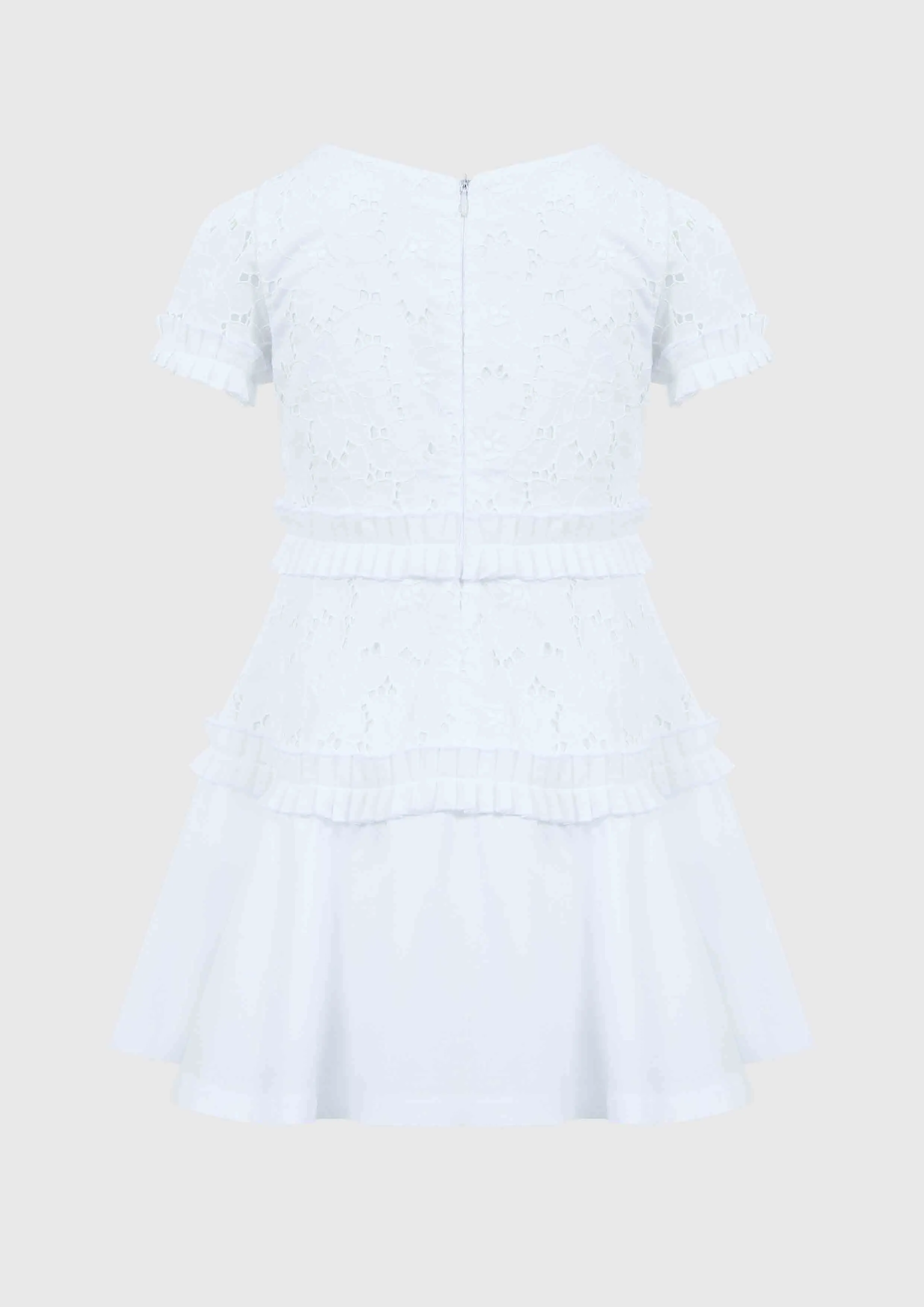 Lapin House White Eyelet Dress