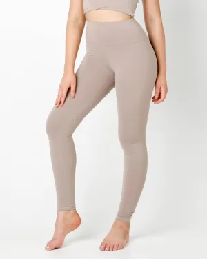 Latte Plush High Waisted Leggings