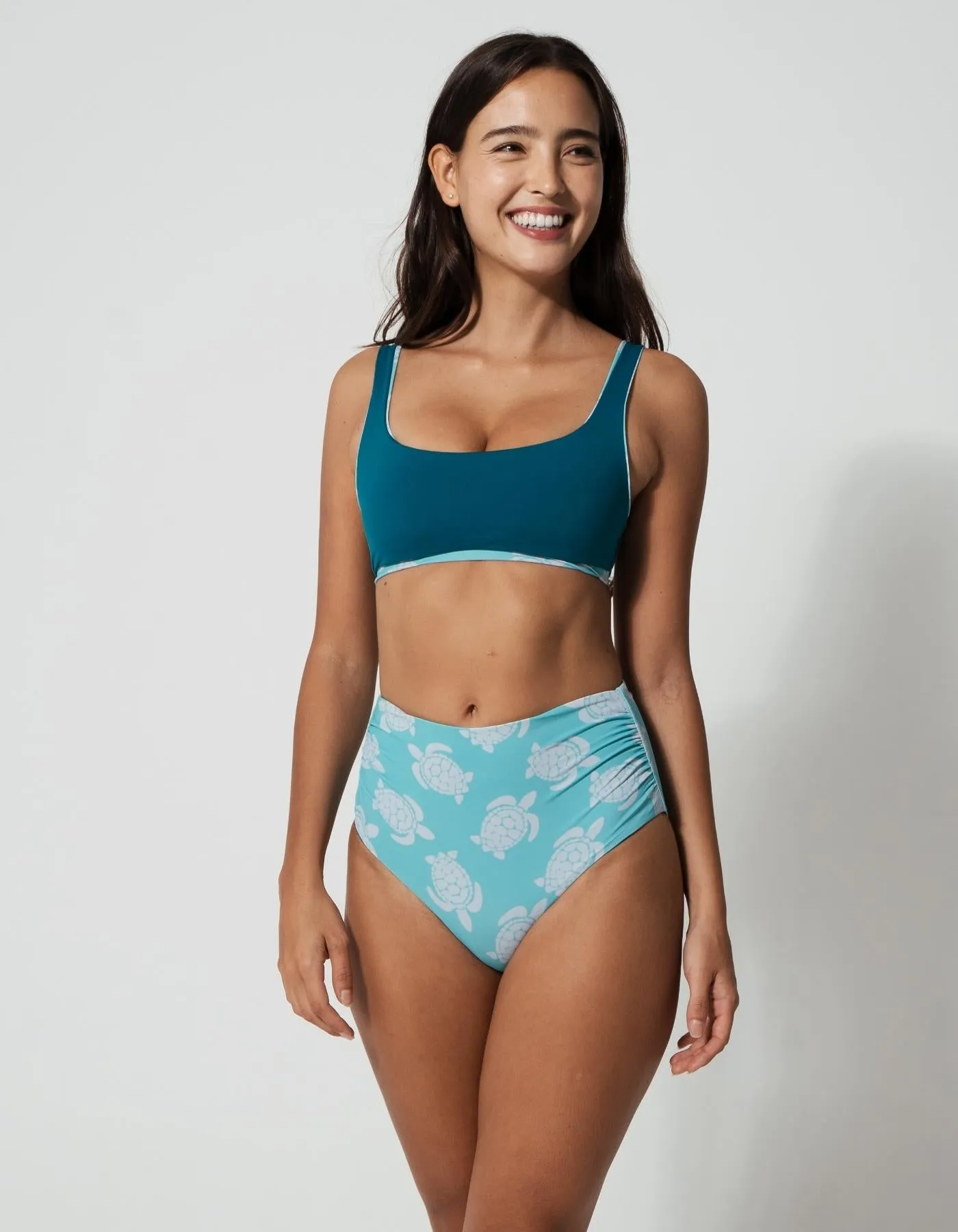 Maldives Turtle Womens Tank Bikini Top