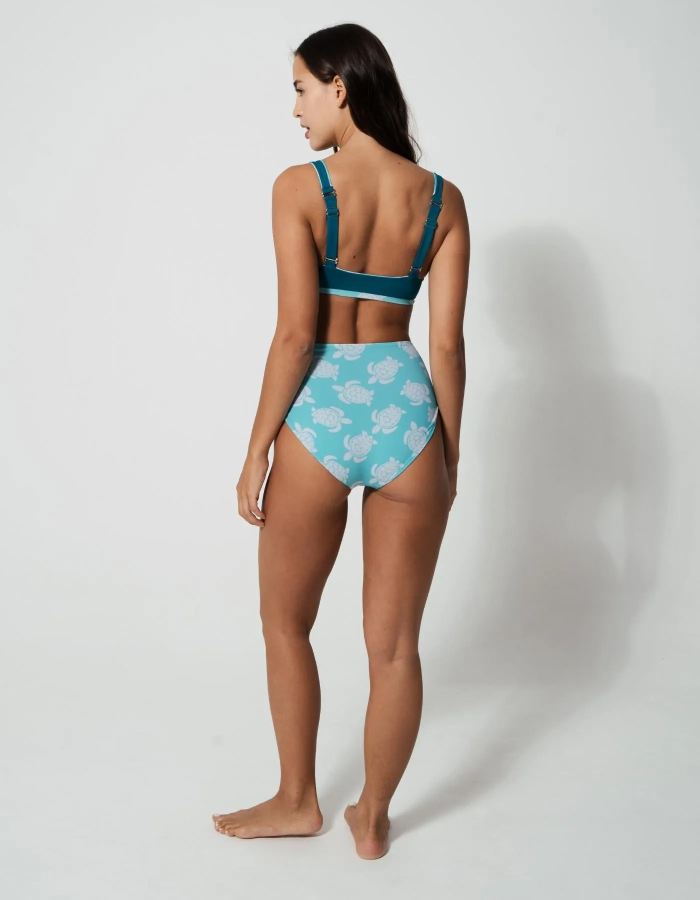 Maldives Turtle Womens Tank Bikini Top