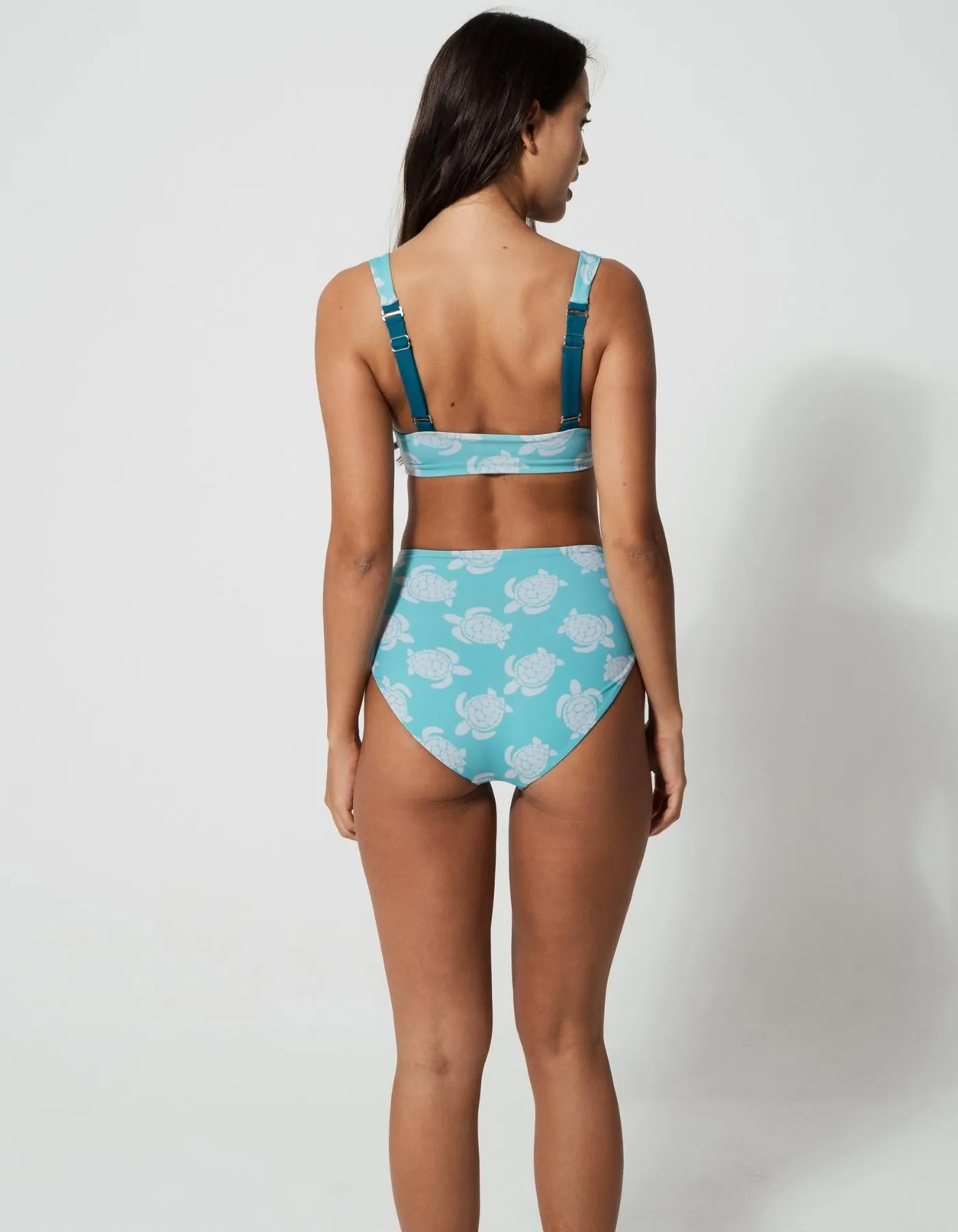 Maldives Turtle Womens Tank Bikini Top