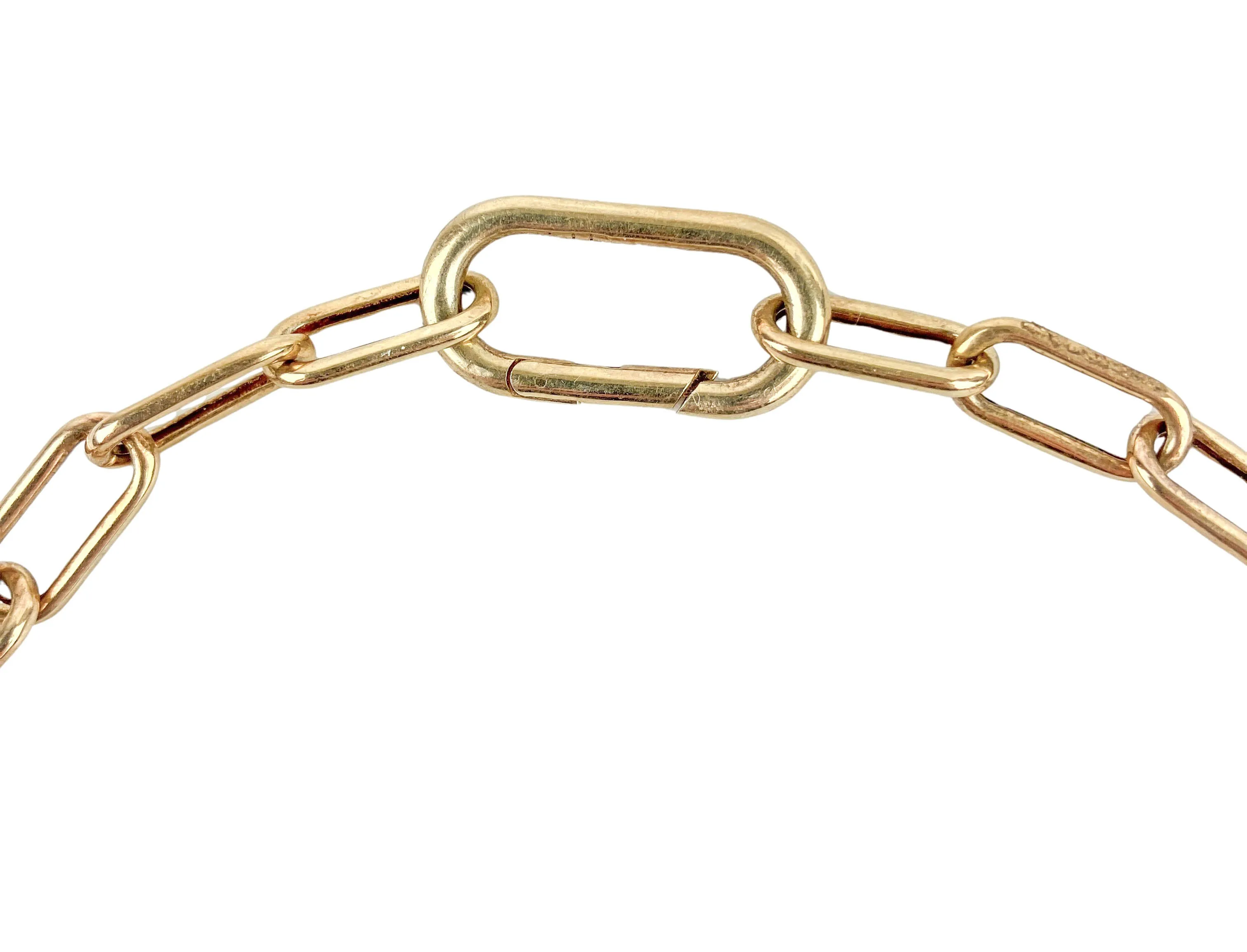 Nickho Rey Crystal Chain Necklace in Gold