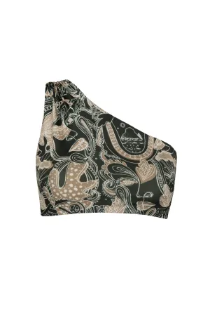 'Peggy'Bikini Top - Signature Print