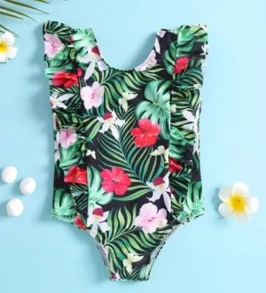 "Aloha Fun" Little Girl's Swimsuit