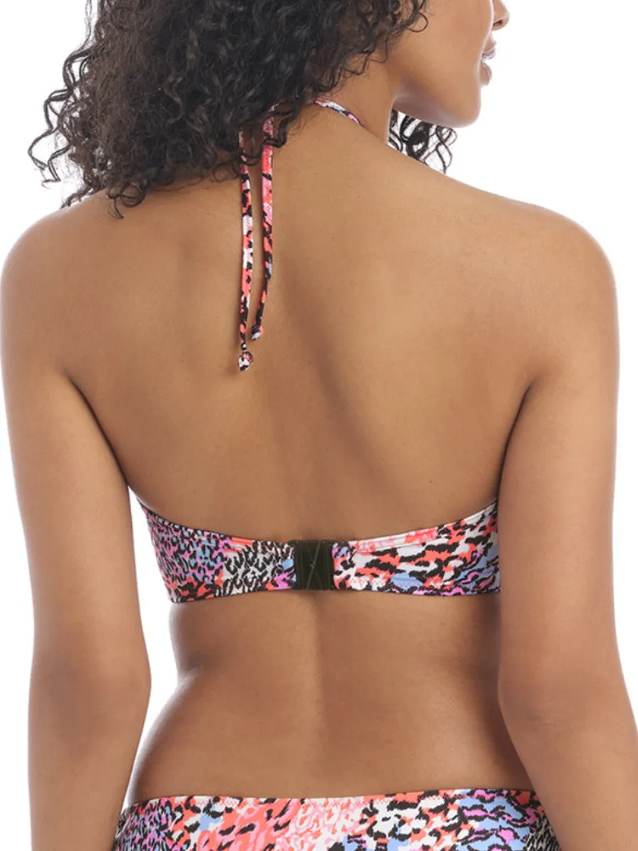 Serengeti Haze Bandeau Bikini Top - Multi