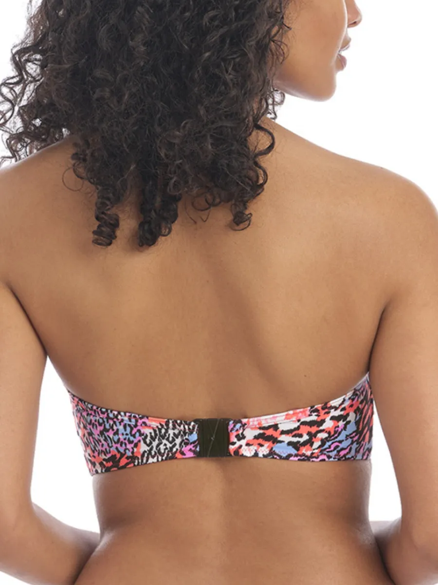 Serengeti Haze Bandeau Bikini Top - Multi