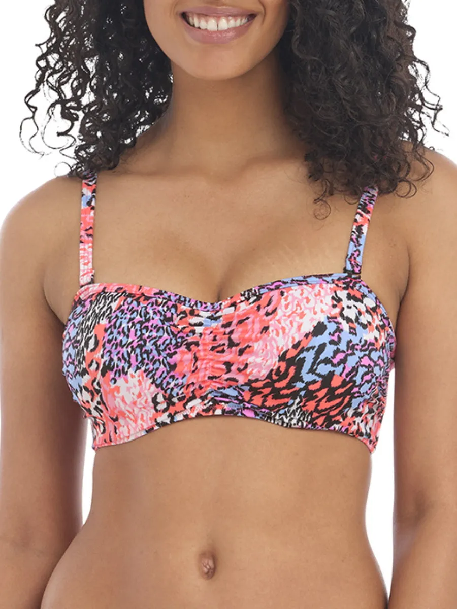 Serengeti Haze Bandeau Bikini Top - Multi