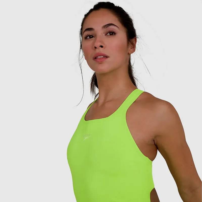 Speedo - Essential Endurance Plus Medalist Swimsuit - Yellow