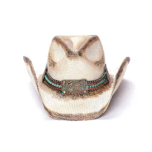 Stampede Western Hat - The Sequoia with Turquoise band