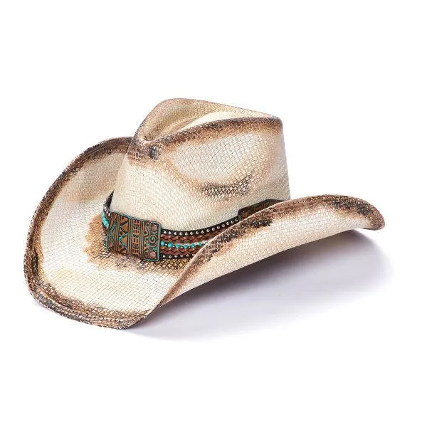 Stampede Western Hat - The Sequoia with Turquoise band