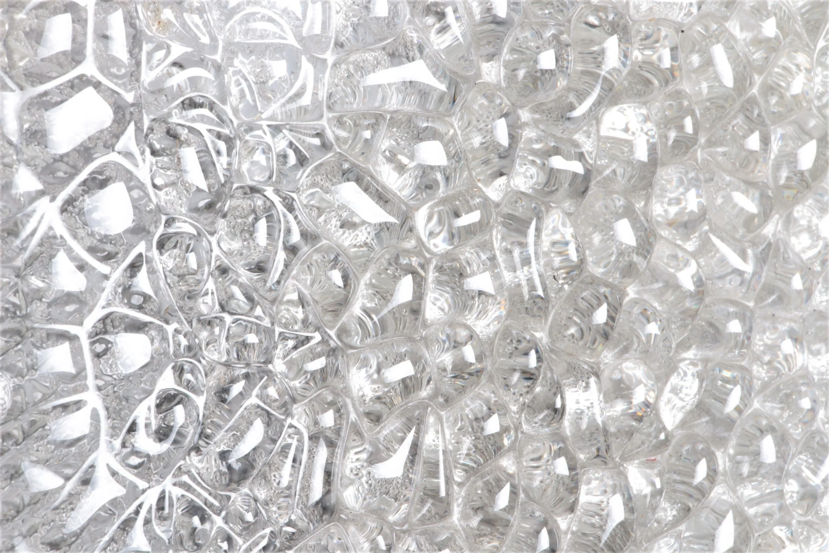 Stunning Vintage Ceiling Lamp with Ice Glass Shade from Kaiser Leuchten, 1960s