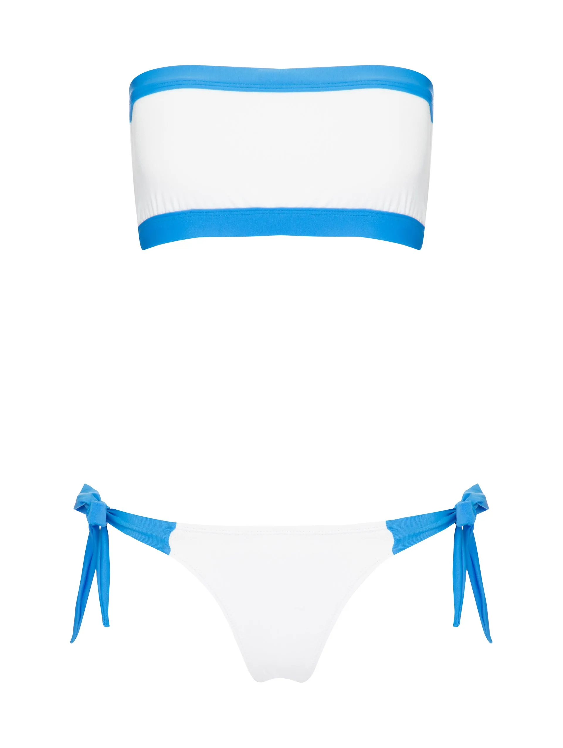 The Raika Bikini Bottom in Off-White/Enseada