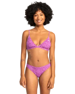 Uni Champion Sound Bikini Top in Violet Heritage