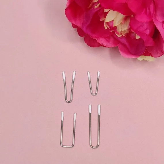 V und U Steg Trenner. Trenner für BH und Bademode. 4 Größen. Metall. IDbux10