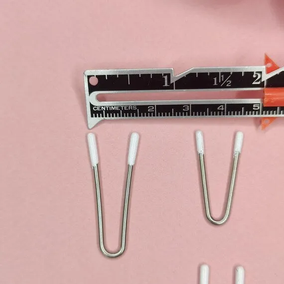 V und U Steg Trenner. Trenner für BH und Bademode. 4 Größen. Metall. IDbux10