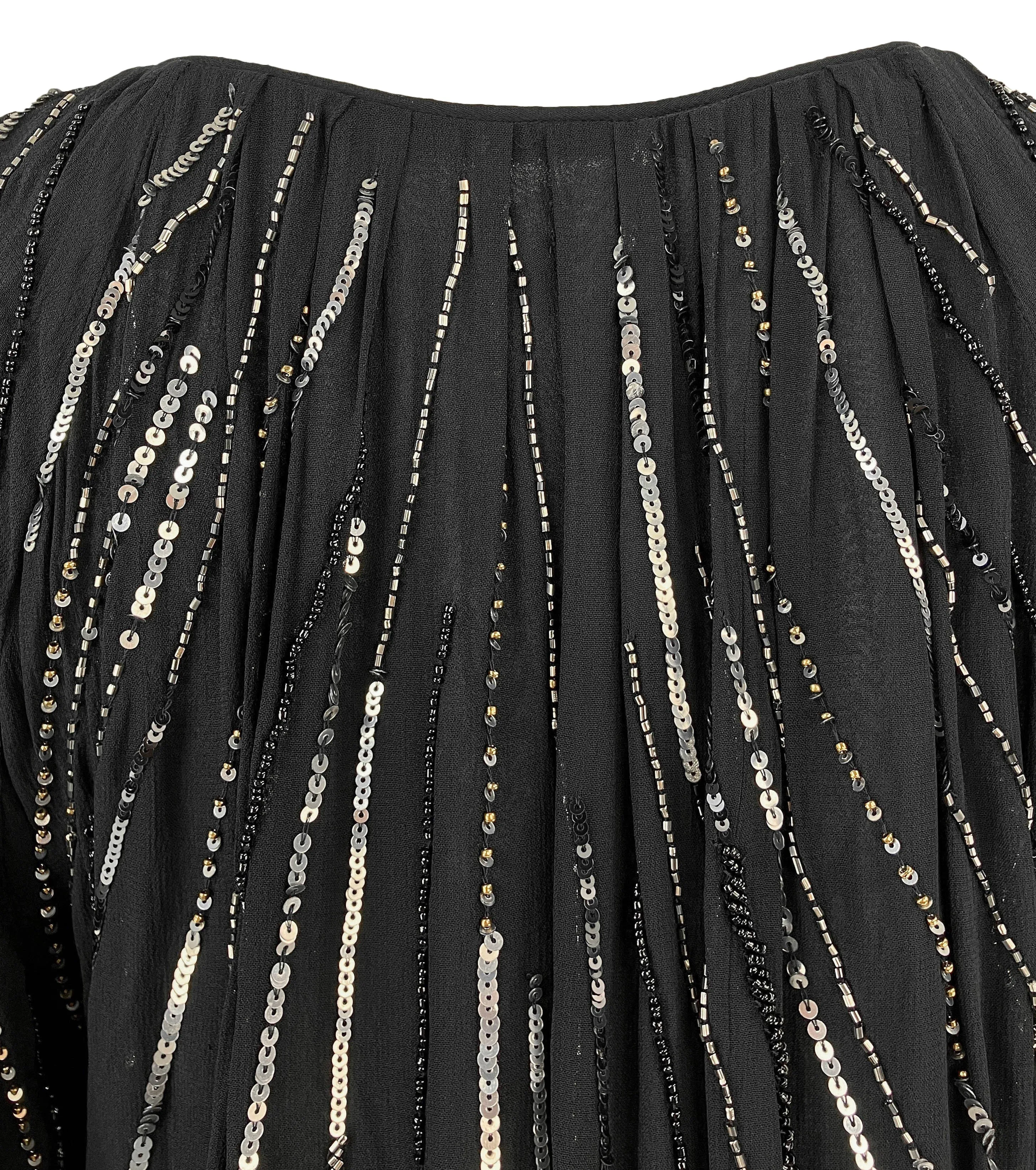 Velvet by Graham & Spencer Barbara Embellished Blouse in Black