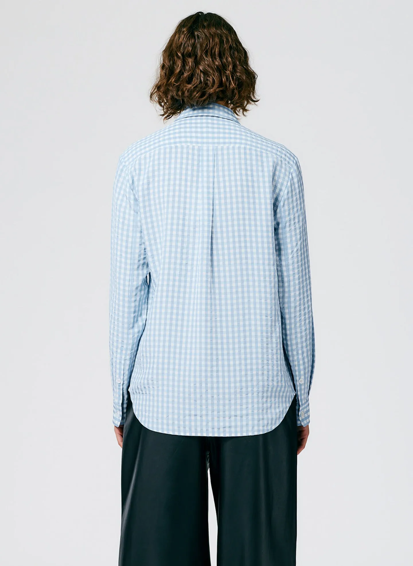 Viscose Gingham Classic Men's Shirt
