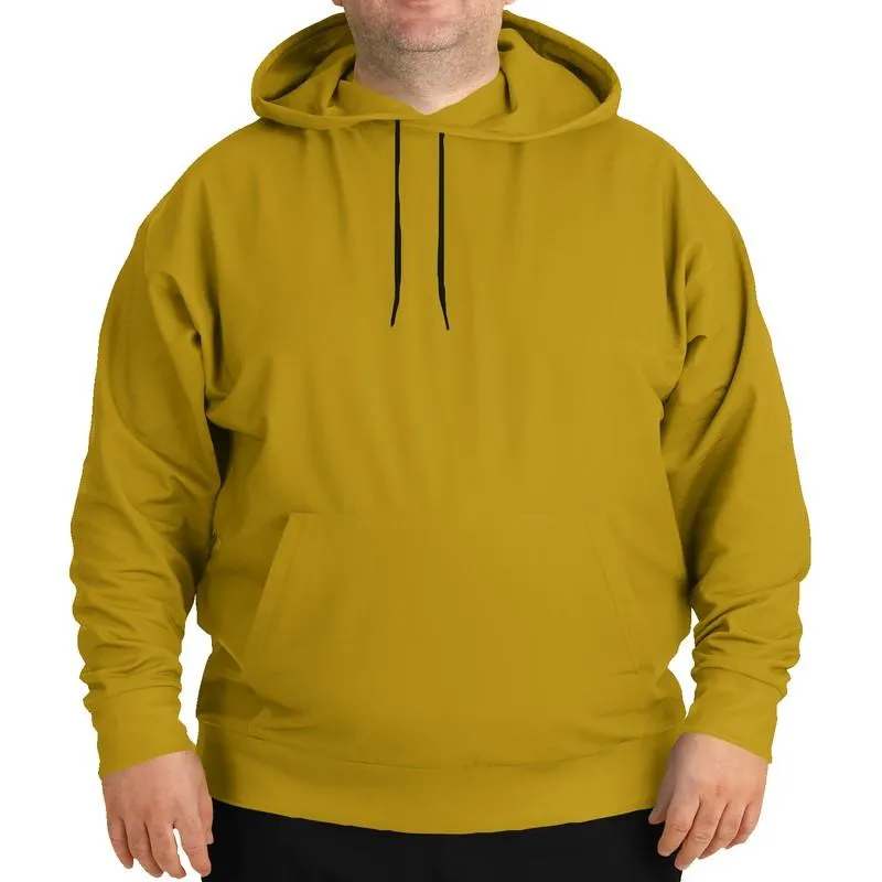 Yellow Gold Hoodie | Unisex | with PLUS sizes | C0M25Y100K30
