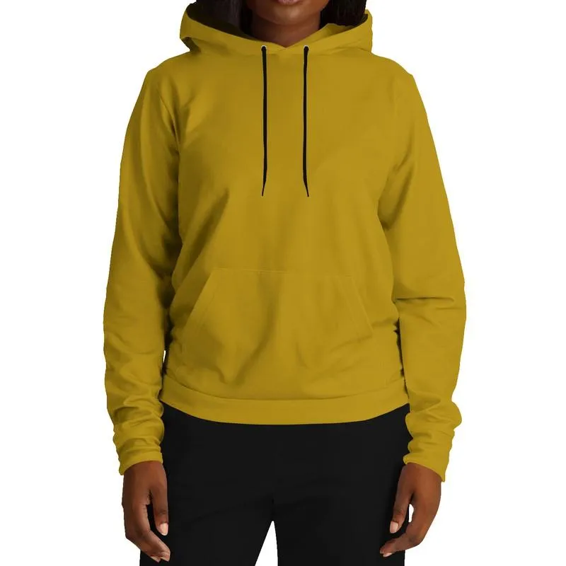 Yellow Gold Hoodie | Unisex | with PLUS sizes | C0M25Y100K30