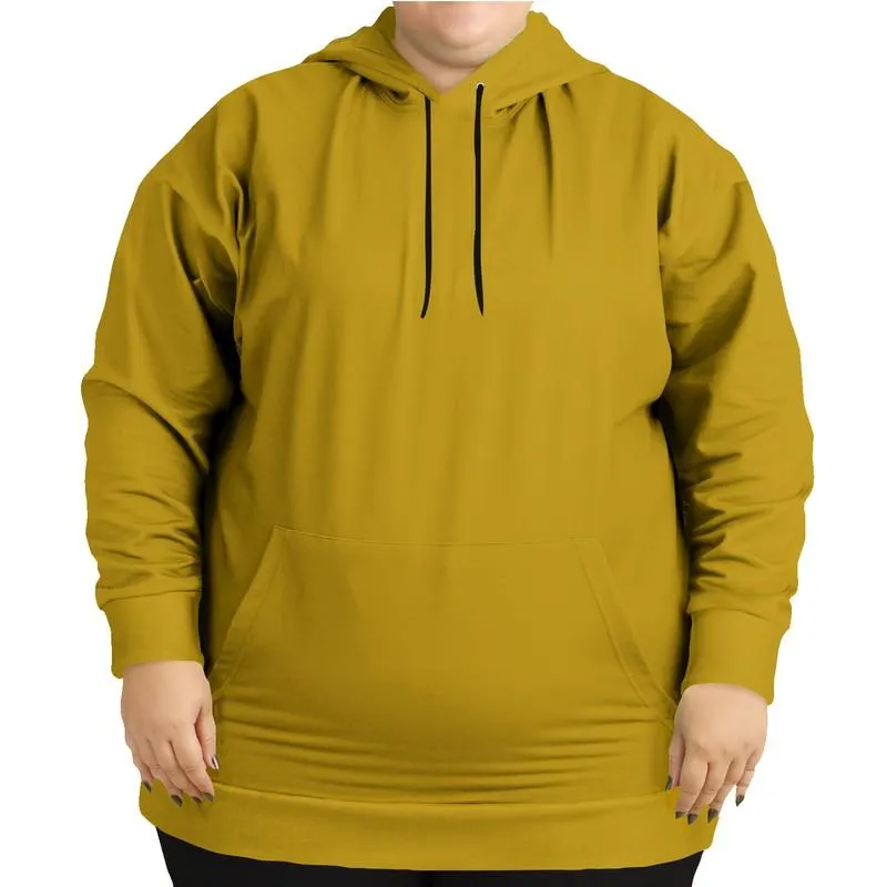 Yellow Gold Hoodie | Unisex | with PLUS sizes | C0M25Y100K30